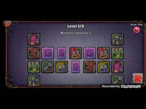 Mythical Island Memory Game My Singing Monsters Youtube