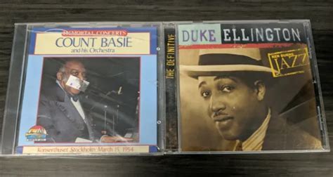 LOT DE 2 CD Duke Ellington Count Basie Ken Burns Jazz Giants Of