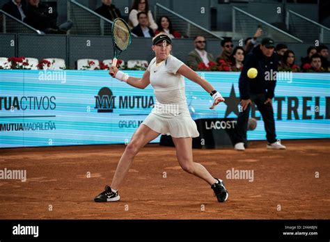 Madrid Spain St May Tennis Individual Women Qf Mutua