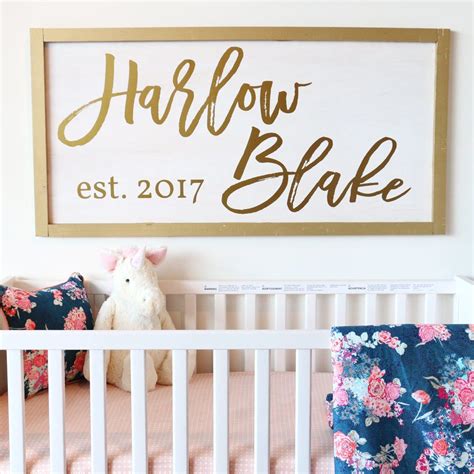 Diy Baby Name Signs Customize Name Wood Table Letters Wedding Decor