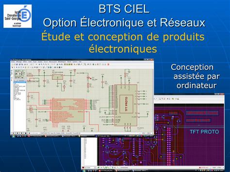 Bts Ciel Option B Lectronique Et R Seaux Lpo Chevalier De Saint Georges