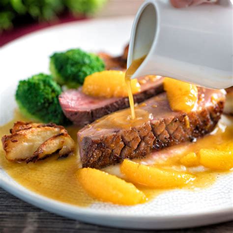 Pan Fried Duck Breast With Orange Sauce Krumpli