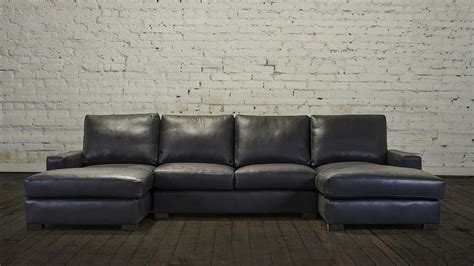 Double Chaise Leather Sectional Sofas – New House Trends