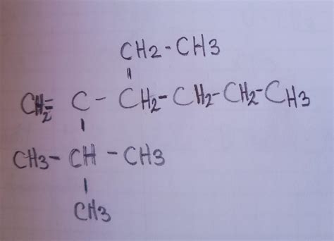 Escribe La Formula Estructural De Etil Isopropil Hexeno Brainly Lat