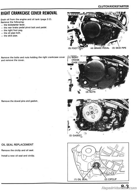 Honda Xr R Service Manual