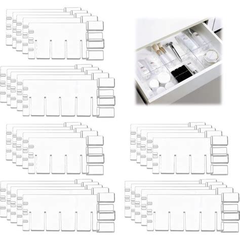 Pcs Grille Diviseur De Separateur Tiroirs Organisateur Tiroir De