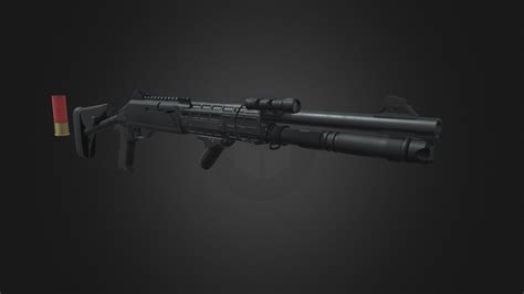 Benelli M4 Download Free 3d Model By Se Oscar Ya [7f88ac8] Sketchfab