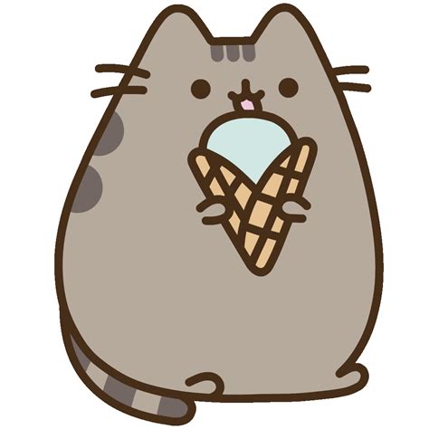 Ice Cream Cat Sticker By Pusheen For Ios And Android Giphy