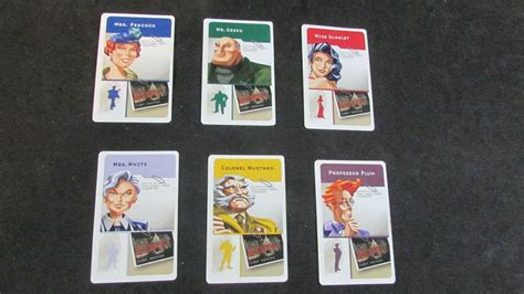 Clue Board Game Characters