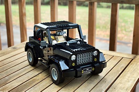 Custom Lego Jeep Wrangler Rubicon For Off Road Adventures