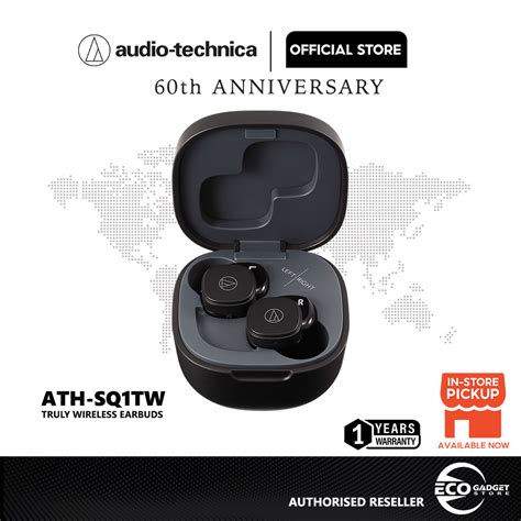 Audio-Technica Truly Wireless Earbuds ATH-SQ1TW | Shopee Malaysia