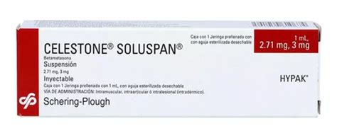 Celestone Soluspan Supensi N Inyectable Caja Con Jeringa P Env O Gratis