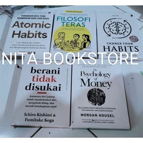 Jual Paket Buku Atomic Habits Filosofi Teras Berani Tidak Disukai