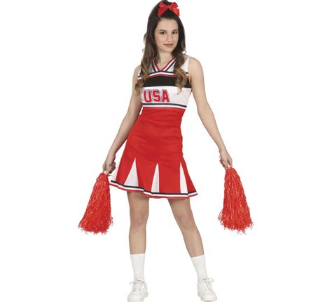 fato de lider de claque adolescente