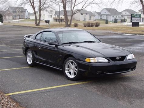 Black 1998 Ford Mustang