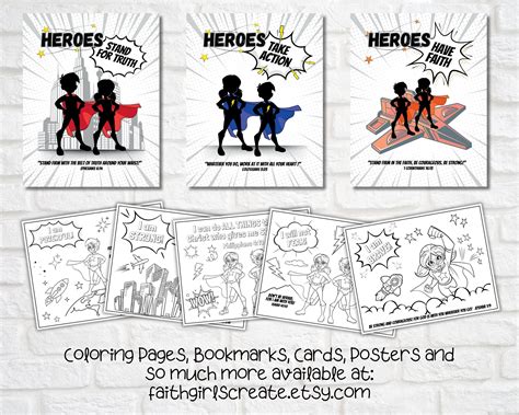 Superhero Printable Bible Bucks Bible Memory Verse Reward System