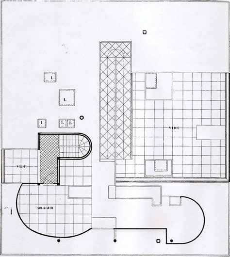 Savoye Villa Structure 3d Drawings Corbusier Drawing Le Architecture