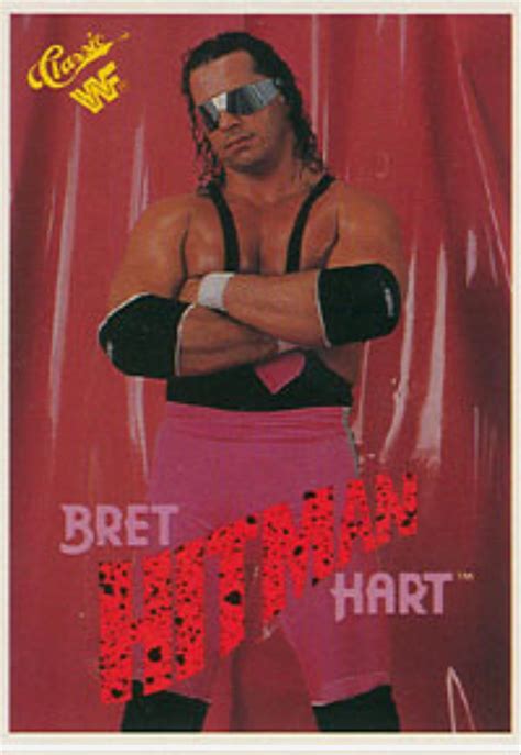 1989 Classic WWF Trading Card 95 159 Bret Hitman Hart In 2023