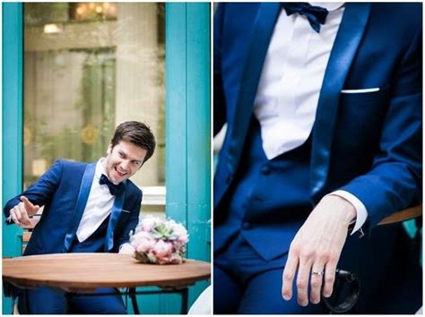 46 Trendy Navy Suits For Grooms Weddingomania