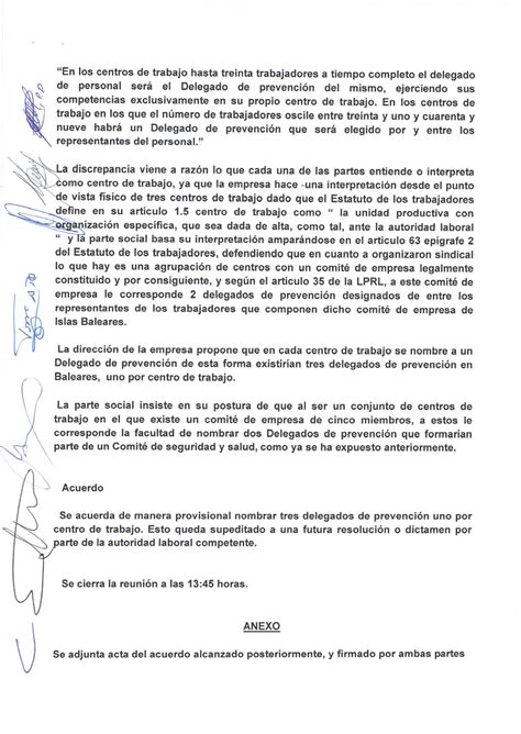 Ejemplo De Un Acta De Reunion Corta Novalena