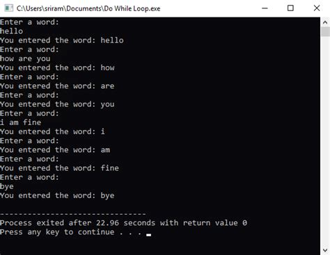 Loop Statements In C