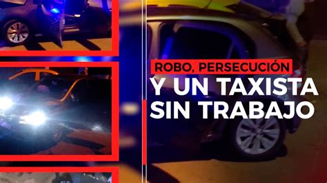 ROBARON UN AUTO SE FUGARON Y CHOCARON A UN TAXISTA YouTube