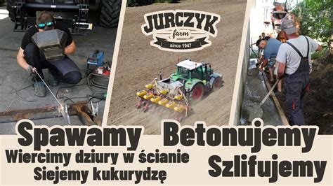 14 Szlifujemy spawamy betonujemy i wiercimy dziury w ścianie co