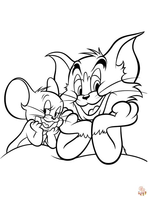 Coloriage Tom Et Jerry Imprimer Pour Les Enfants The Best Porn Website