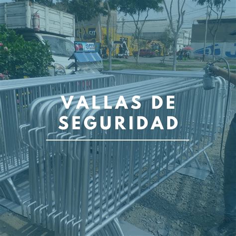 Alquiler y Venta De Vallas metálicas de seguridad PYV ESTRUCTURAS