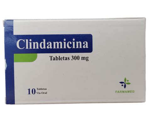 MEDICINA CLINDAMICINA 300 MG X 10 TAB FARMAMED Sihay