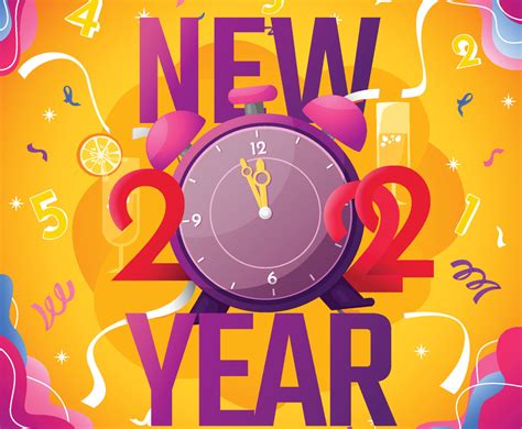 Happy New Year 2022 Countdown Vector Art And Graphics