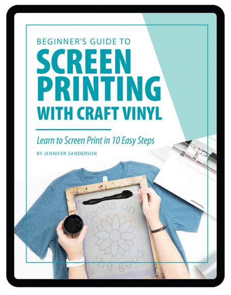 How To Screen Print With Craft Vinyl In Easy Steps Pigskins Pigtails