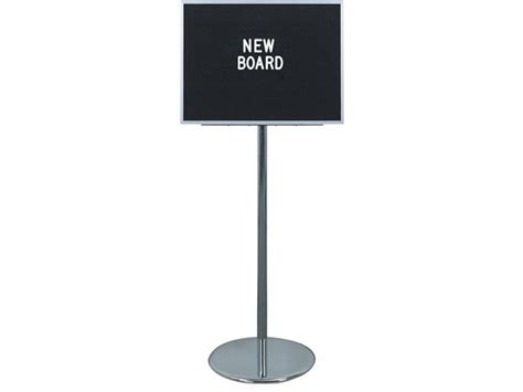 Height Adjustable Letter Board Stand Hal 2015 Enclosed Bulletin