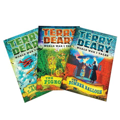 Terry Deary 3 Books Collection Set The Last Flight, The Bomber Balloon ...