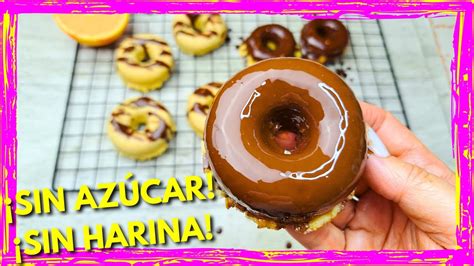 DONUTS SALUDABLES Sin AZÚCAR ni HARINA Y EN 3 MINUTOS RECETA