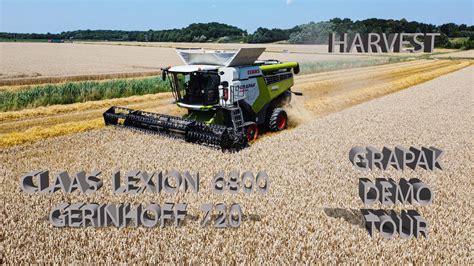 Claas Lexion Gerinhoff Harvest Star Vario Grapak Demo