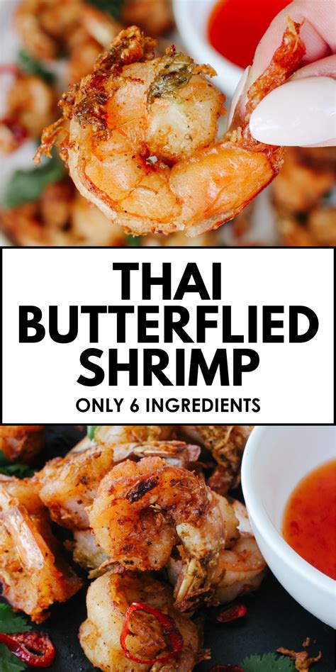 Crispy Thai Butterflied Shrimp Recipe Only 6 Ingredients