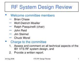 PPT - RF Systems Design PowerPoint Presentation, free download - ID:2245656