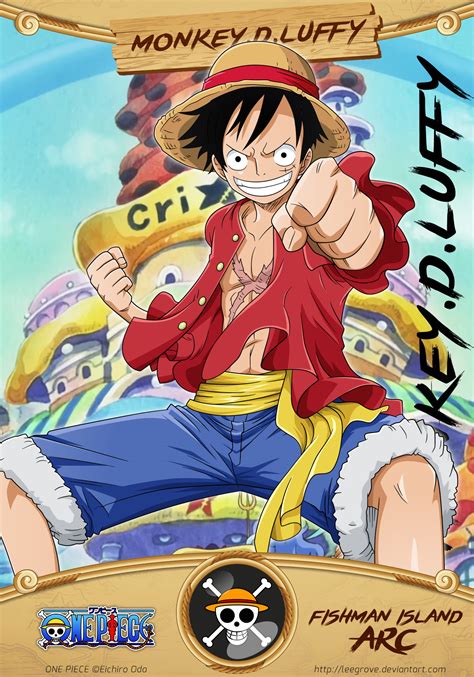 Monkey.D.Luffy Card-by-leegrove by leegrove on DeviantArt