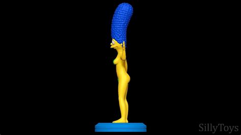 Marge Simpson Naked The Simpsons 3D Model 3D Printable CGTrader