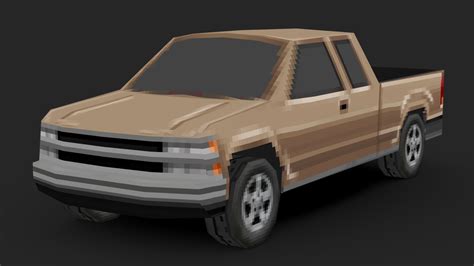 Pick Up Truck Ps1 Car 3d Model By Moidev 8fe2e1b Sketchfab