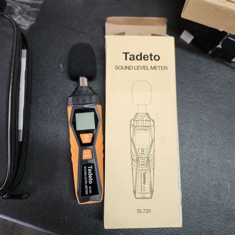 Decibel Meter Tadeto Digital Sound Level Meter Portable Spl Meter Db