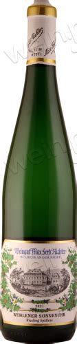 2021 Wehlen Sonnenuhr Riesling Spätlese von Weingut Max Ferd Richter