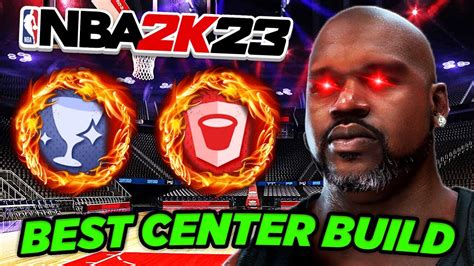 Best Inside Center Build In Nba K Glitchy Shaq Proam Build