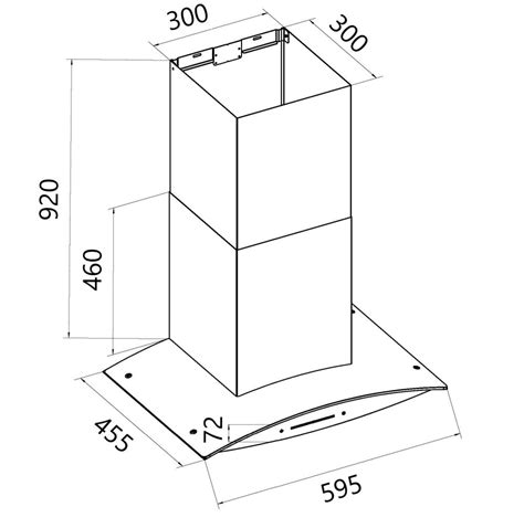 60cm Fal 6068 Wall Extractor Falco Domestic Appliances