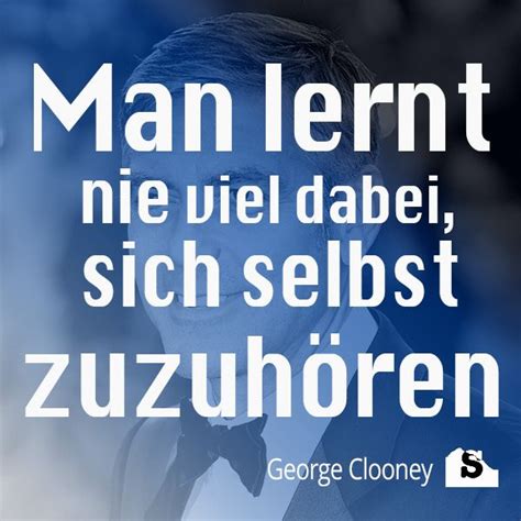 Motivationsspruch Von George Clooney Motivationsspr Che Spr Che