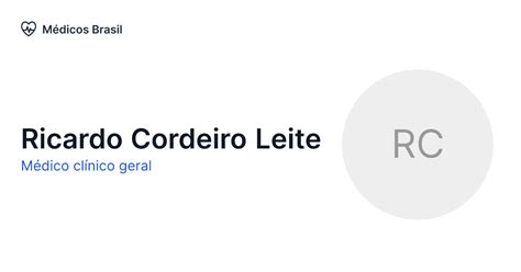 Ricardo Cordeiro Leite M Dico Cl Nico Geral M Dicos Brasil