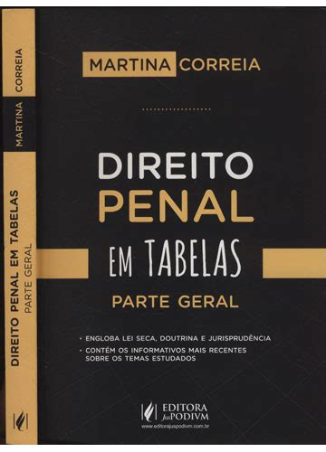 Sebo Do Messias Livro Direito Penal Em Tabelas Parte Geral