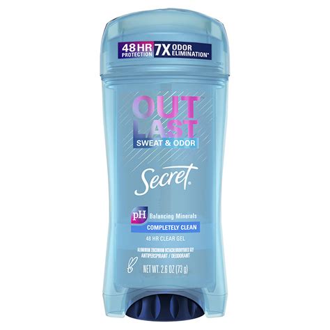 Outlast Clear Gel Deodorant Secret