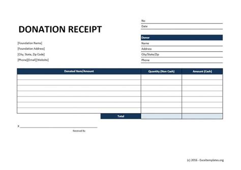 Explore Our Printable Sponsorship Receipt Template Receipt Template